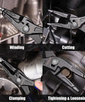 8 Inch Long Nose Slip Joint Pliers with a solid, comfortable grip and handles in various uses: winding, cutting, clamping, and loosening.