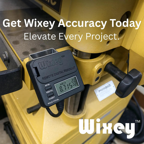 Digital Readout With Remote LCD For Planers And Sanders, 12 Inch Height Thickness Gauge With Boss Level Precision on planer
