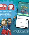 Young Scientist Microscope Kit With 720X Magnification, LED Light, Prepared And Blank Slides, Audio Learning Content, Beginner Biology Gift For Kids Aged 6 Plus with QR code and podcast screen