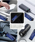 7.2V 5000mAh NiMH RC Battery Pack With Tamiya Plug shown charging from various devices with red light indicators