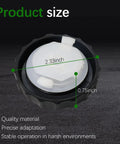 Brake Fluid Reservoir Cap Replacement For Toyota And Lexus SUVs And Trucks, Durable ABS cover, size dimensions shown, top view