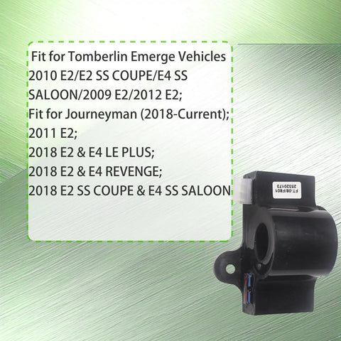 Heavy Duty Accelerator Hall Effect Throttle Sensor With Circuit Board For Tomberlin Utv Emerge And Journeyman Models 2009 To 2018, side view detailed.