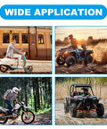 Wide application of Stainless Steel Motorcycle Battery Terminal Bolts And Nuts Kit 72Pcs M6x10 12 14 16 18 20mm for ATV, scooter, and bike.