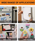 Wide range of applications for heavy duty magnetic sheets with adhesive backing for photos and stickers 12 by 8.5 inch A4 large