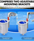 Above Ground Pool Surface Skimmer Automatic Top Of Water Skimmer With Wall Mount and Adjustable Brackets