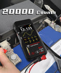 Thermal Imaging Multimeter With Macro Lens And Date Recorder 428x320 IR Resolution 15 Palettes 20000 Counts on car battery