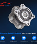 Rear Wheel Hub And Bearing Assembly With 5 Lug And ABS For Nissan Altima 2002 2006, Maxima 2004 2008, Quest 2004 2009