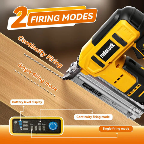 Brushless Cordless Brad Nailer Compatible With Dewalt 20V Max Battery 18 Gauge Power Tool For DIY And Fine Woodworking Smooth Operator With Zero Drama Setup