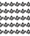 Premium 06B-1 Roller Chain Offset Half Links Set With 30 Pieces for heavy-duty repair, featuring durable manganese steel construction.
