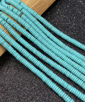 Dope Natural Stone Cylinder Beads For Crafting Sick DIY Jewelry, 2x6mm turquoise hand polished loose spacer gems.