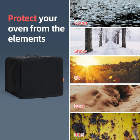 Waterproof MO201 Pizza Oven Cover For All Weather Outdoor Use UV Resistant And Windproof Shield