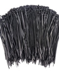 Heavy Duty Nylon Zip Ties 6 Inch Self Locking 1000 Count Black For Indoor Outdoor Wiring And Organization 18 Lbs Tensile Strength Temperature Resistant Minus Forty To One Hundred Eighty Five Fahrenheit