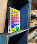 707 Piece Internal Hex Drive Cup Point Set Screw Kit With 24 Metric Sizes M2 Through M8 in workshop on blue shelf
