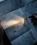 Tiny But Mighty Keychain Flashlight With Twist Head, 47 Lumens illuminating map, IPX7 water resistant aluminum build in hand