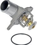Engine Coolant Thermostat Housing Assembly Replacement For Select Vehicle Models, Direct Fit Water Outlet Housing shown with gasket