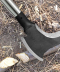 Double Scythe For Weeding And Outdoor Mowing High Manganese Steel Blade 2.8Mm Thick Durable Grass Sickle With Wooden Handle