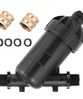 Three Quarters Inch Drip Irrigation Y Filter With 120 Mesh Stainless Screen Inline Filter For Garden Hose GHT Male Thread