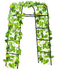 7ft Garden Arch Trellis For Climbing Plants Tough As Nails Heavy Duty Steel Outdoor Arbor For Cucumber Tomatoes And Other Vines