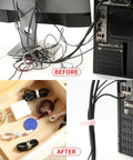 Silicone Cable Ties Super Handy You Can Reuse The Ultimate Cable Management Organizer For Bundling And Fastening Cables And Wires