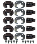 Enhanced Commercial Drawer Stop With Roller Rite Trak II Model 168 5 Piece Pack Heavy Duty Metal Back Plate components