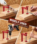 Beefed Up Heavy Duty Bench Dog Clamp Set Of Two With Adjustable Height And Extended Long Handle Aluminum Alloy Woodworking Clamps
