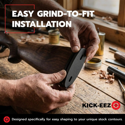 Stock Spacer For Shotgun Or Rifle Increases Length Of Pull And Improves Stock Fit With Universal Grind To Fit Half Inch Thick