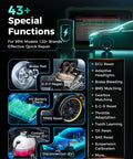 Heavy Duty OBD2 Scan Tool For Electric Vehicles And New Energy Cars Bidirectional Diagnostic Kit overview showing special functions.