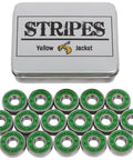 Premium Inline Skate Bearings 608 ABEC 9 Jungle Green Pack Of 16 with metal case for smooth rolling rinks and streets