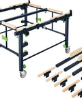 Beast Mobile Saw Table And Work Bench STM 1800 205183 with detachable support beams for sheet material cutting and on site assembly