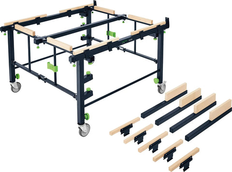 Beast Mobile Saw Table And Work Bench STM 1800 205183 with detachable support beams for sheet material cutting and on site assembly