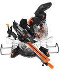 15 Amp 10 Inch Dual Bevel Sliding Compound Miter Saw With LED Cutline, adjustable base, and compact design for precise crosscuts.