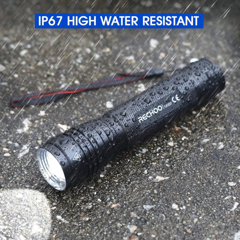 S2000 LED Flashlight Ultra Bright Mid Size Tactical Torch With Zoom 3 Modes Water Resistant Built For Home Emergencies