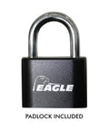 Heavy Duty Stainless Steel Combination Padlock Included with Bright Red Fire Department Box