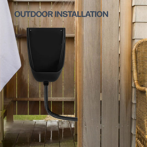 Outdoor setup of Plastic Urinal For Men Waterless No Splash Indoor Outdoor Use Large Male Urinal With Urine Diverter