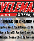 Full Synthetic Yamalube Oil Change Kit Yamaha MT 03 2021-2025 Cyclemax branding and kit details text overlay