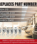 Heavy Duty Steel Truck Bed Mounting Bolt Kit For Ford Ranger 1983 2011 Replacement Hardware showing part numbers and metal washers.
