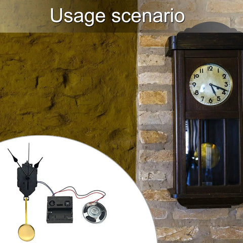 All In One Clock Repair Kit With Quartz Movement Pendulums And Chimes For Home Decor Projects Precision Clock Parts Easy Install