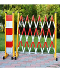 Expandable Retractable Traffic Fence Heavy Duty Safety Barrier For Construction Sites Crowd Control And Transit Hubs industrial red and white mesh barrier