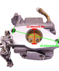 Carburetor For Mercury Mercruiser Quicksilver 8HP 9.9HP 4-Stroke Outboard Engines, OEM Numbers 3303-895110T01, 3303-895110T11.