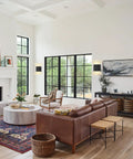 Living room with Cordless Battery Operated Cube Wall Sconces With Remote Dimmable LED Up And Down Lighting, soft glow.
