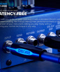 Back panel of Compact Polyphonic Guitar Synth Pedal With 128 Presets And 171 Rich Sounds Full MIDI I O For Guitar And Bass