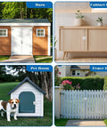 Flip Gate Latch Beefy Lock With Slide Bolt for barn, cabinet, pet cage, and fence door applications, matte white SUS304.