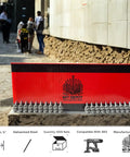 Three Quarters Inch Concrete Nails For BX3 Nailers, Carbon Steel, Flat Head, displayed on box with specifications