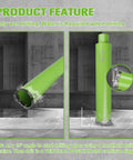 3 Inch Wet Diamond Core Bit For Reinforced Concrete With Rebar, shown at drilling angle, green color