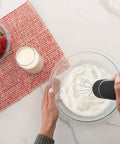 Professional Grade Commercial Blending Machine With A Badass 1800 Watt Motor and Dead Simple Variable Speed Settings for blending cream.