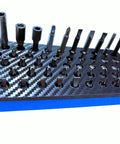 50 Bit Organizer For Screwdriver Bits And More, Fits Hex Bits, Torx Bits, Impact And Screw Gun Bits, One Quarter Inch Drive Compatible
