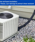 Three Layer Copper Pipe Insulation Sleeve For Outdoor HVAC Lines 72 By 10 Inches on central AC unit