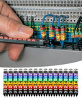 Using 150 Pack Clip On Wire Markers With Colorful Numeric Labels For 2 3mm Cables Color Coded Cable Markers For IT Pros Auto Tech Electrical