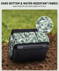 Heavy Duty Garden Tool Bag With Hard Bottom And Wide Opening, 20L Main Compartment, Water Resistant 600D Tote in garden