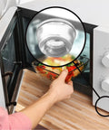 Heavy Duty Clear Silicone Bumper Pads With Sweet Sticky Backing And Quiet Dampening Rubber Feet For Furniture Drawers Kitchen Counters And Home Electronics No Sweat Setup Always under a microwave.